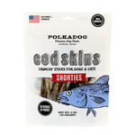 Polka Dog Polkadog Bakery Dog Cod Skin Jerky Shorties 2 oz