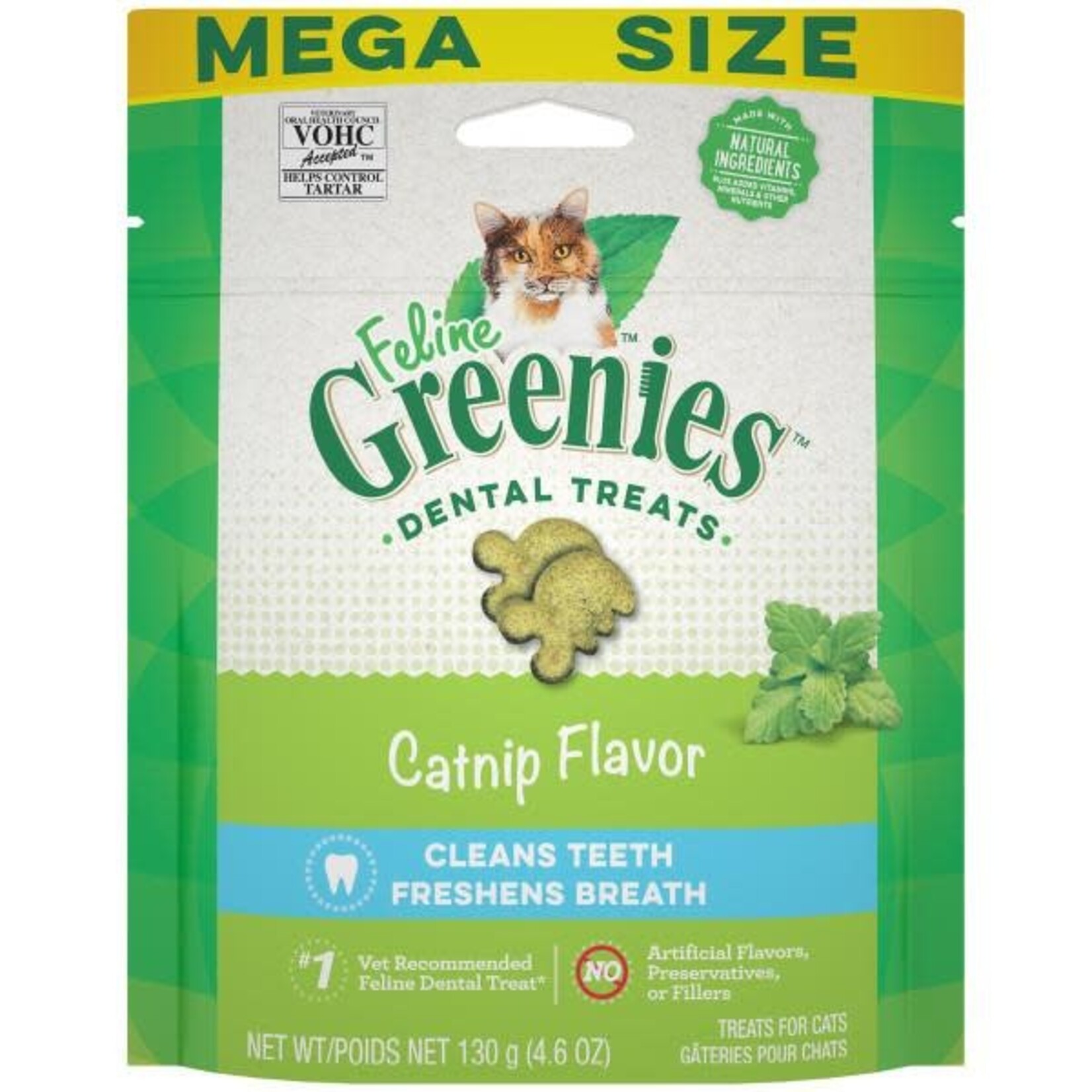 Greenies Feline Catnip Dental Treat 4.6 oz