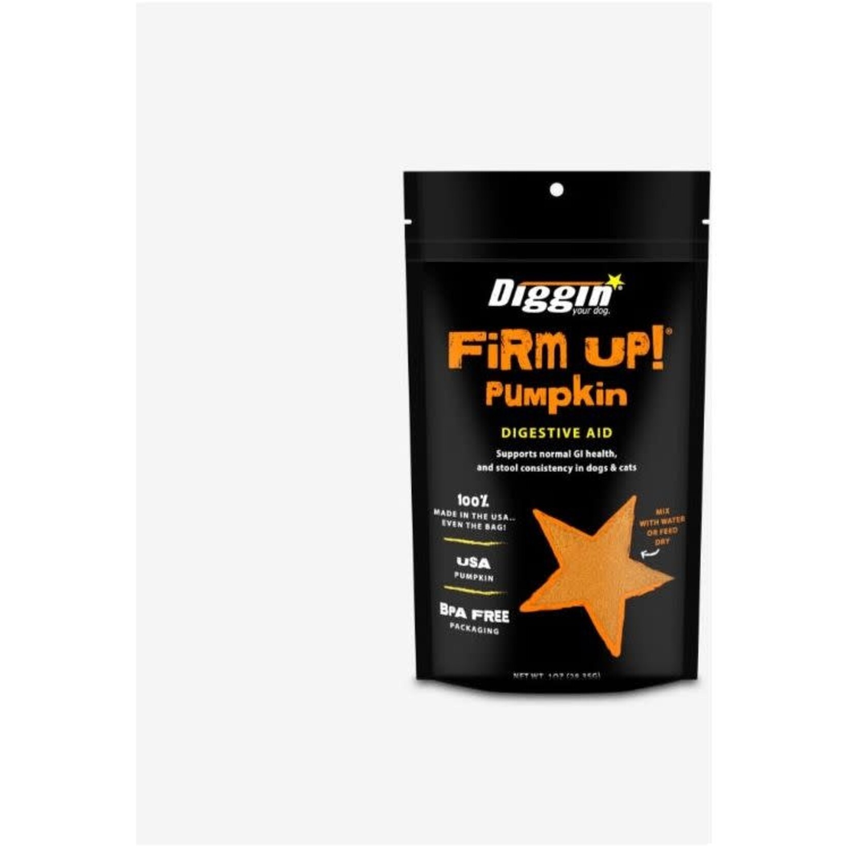 Diggin' FIRM UP Pumpkin Digestive Supplement