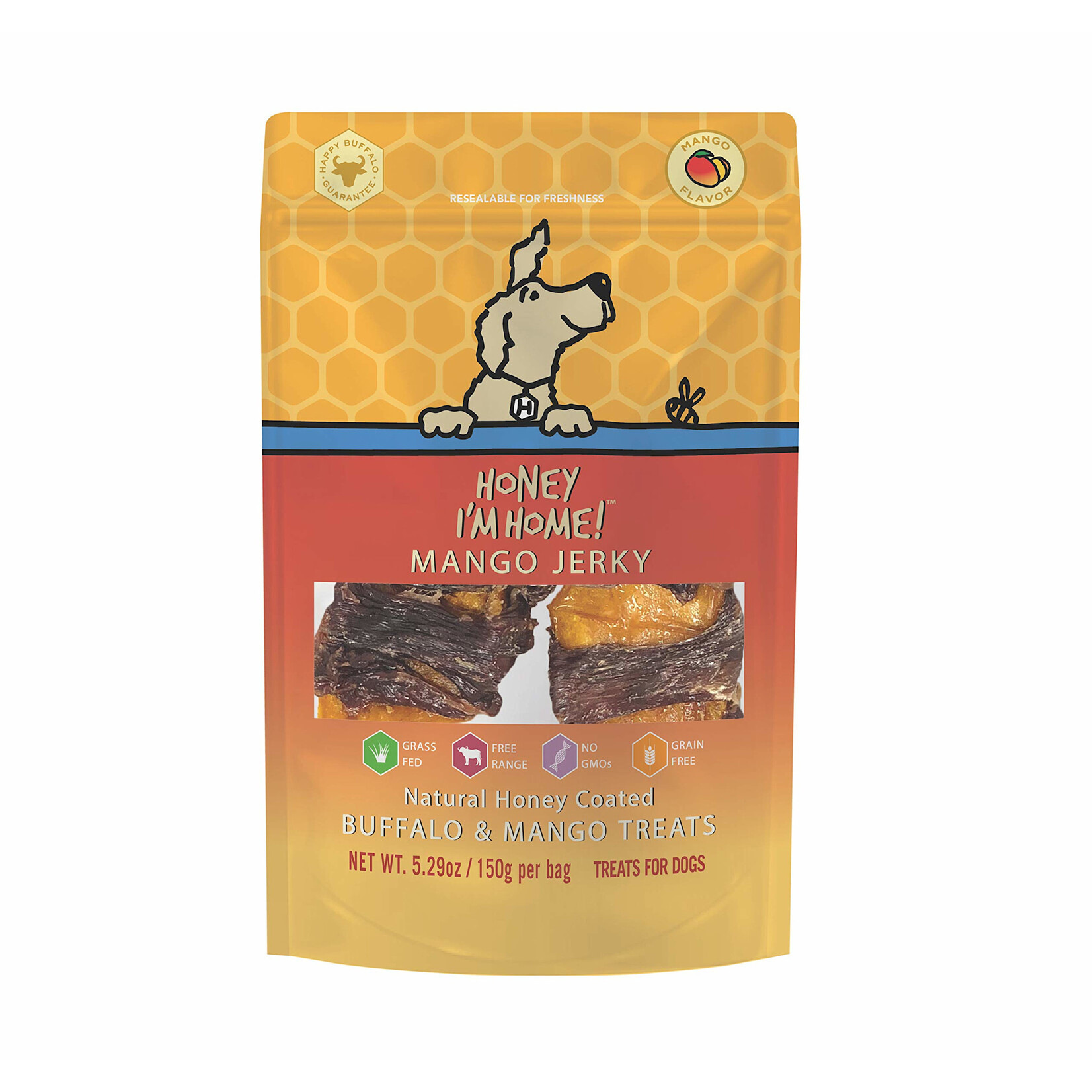 Honey, I'm Home Honey I'm Home Natural Honey Coated Buffalo Dog Treats