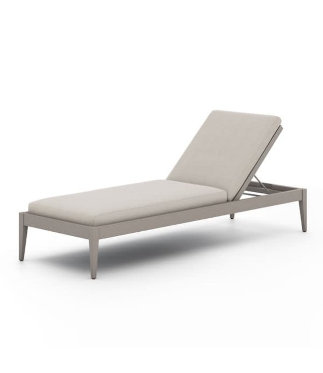 SHERWOOD OUTDOOR CHAISE - STONE GREY