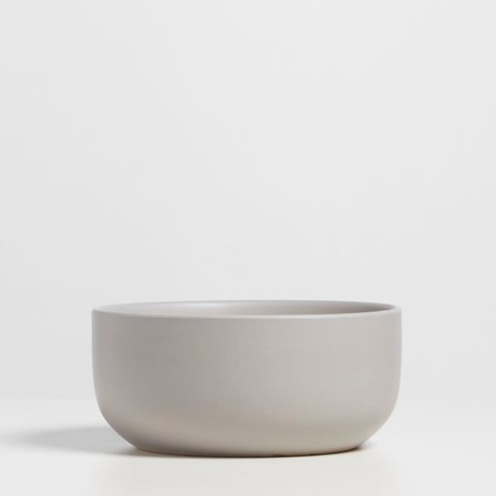 Ceramic Bowl Planter Grey 8"