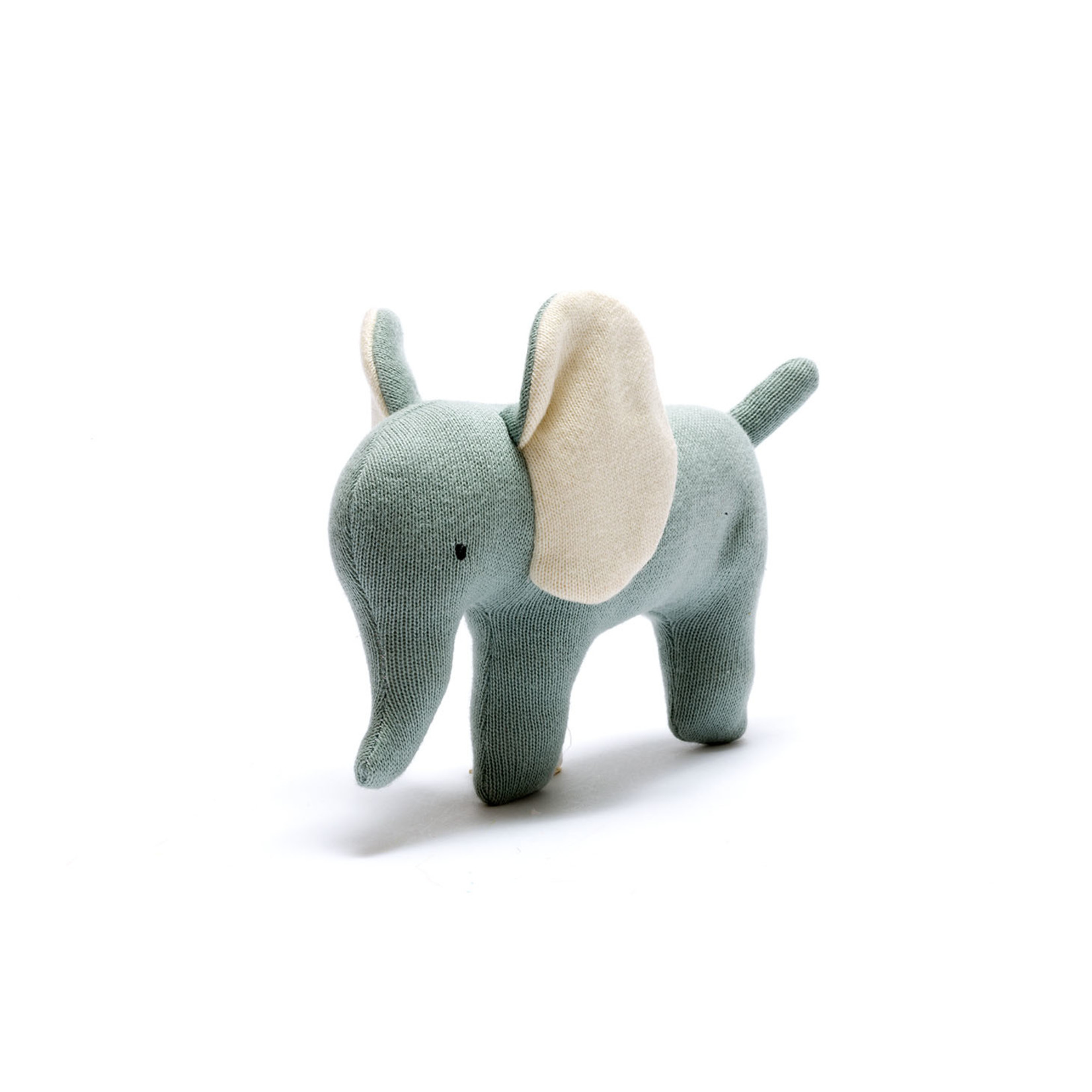 Small Teal Elephant Plush Toy