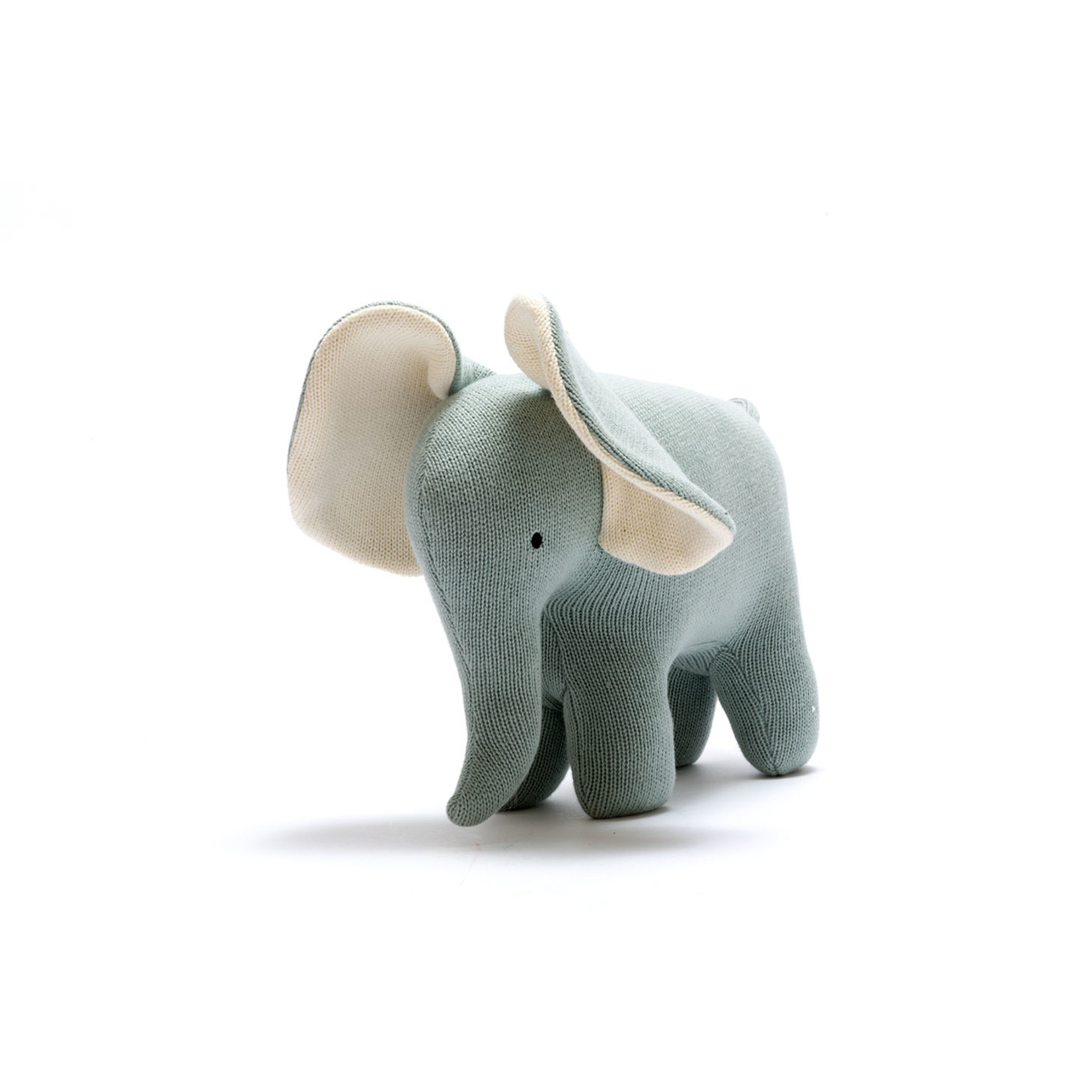 Large Teal Elephant Plush Toy