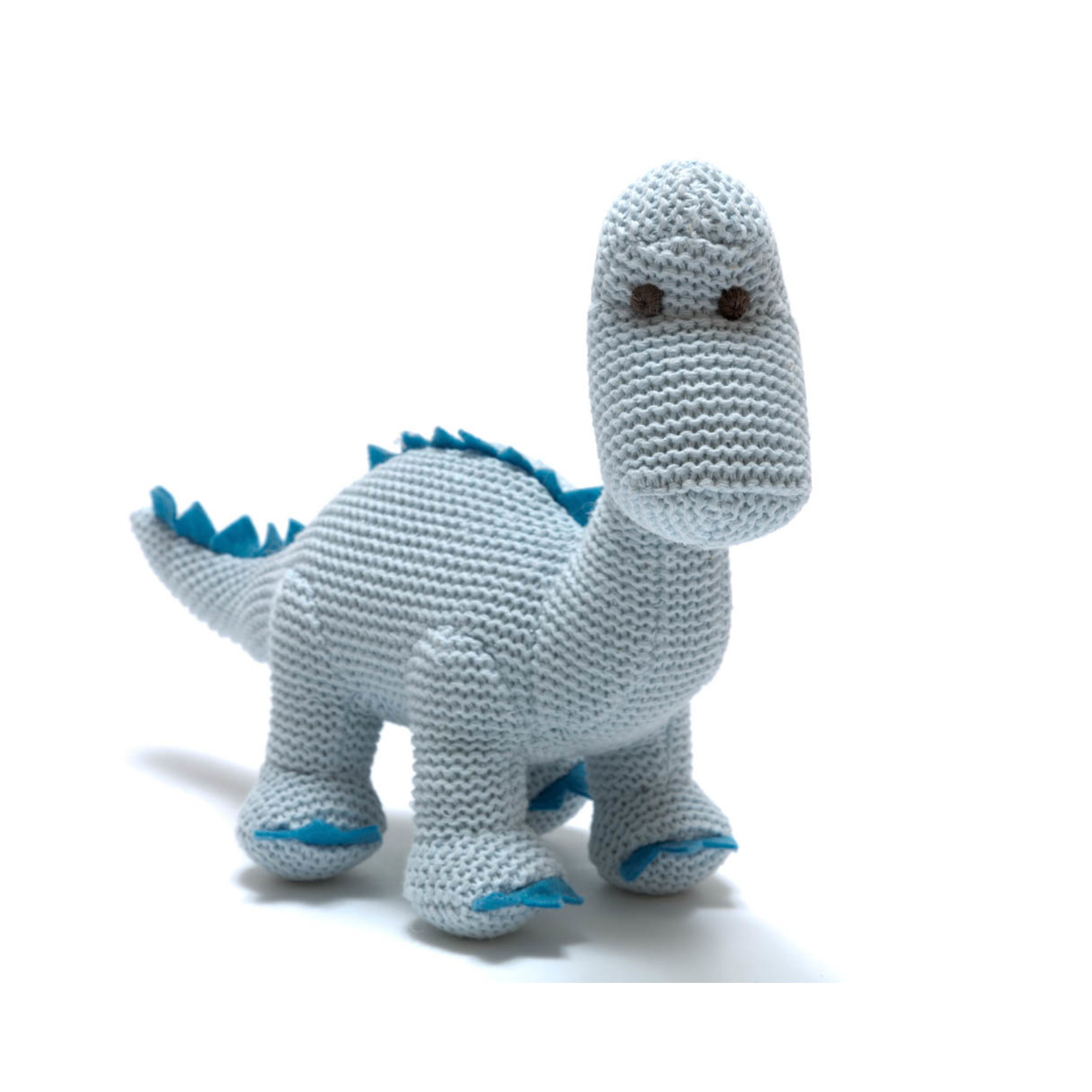 Small Knitted Blue Diplodocus