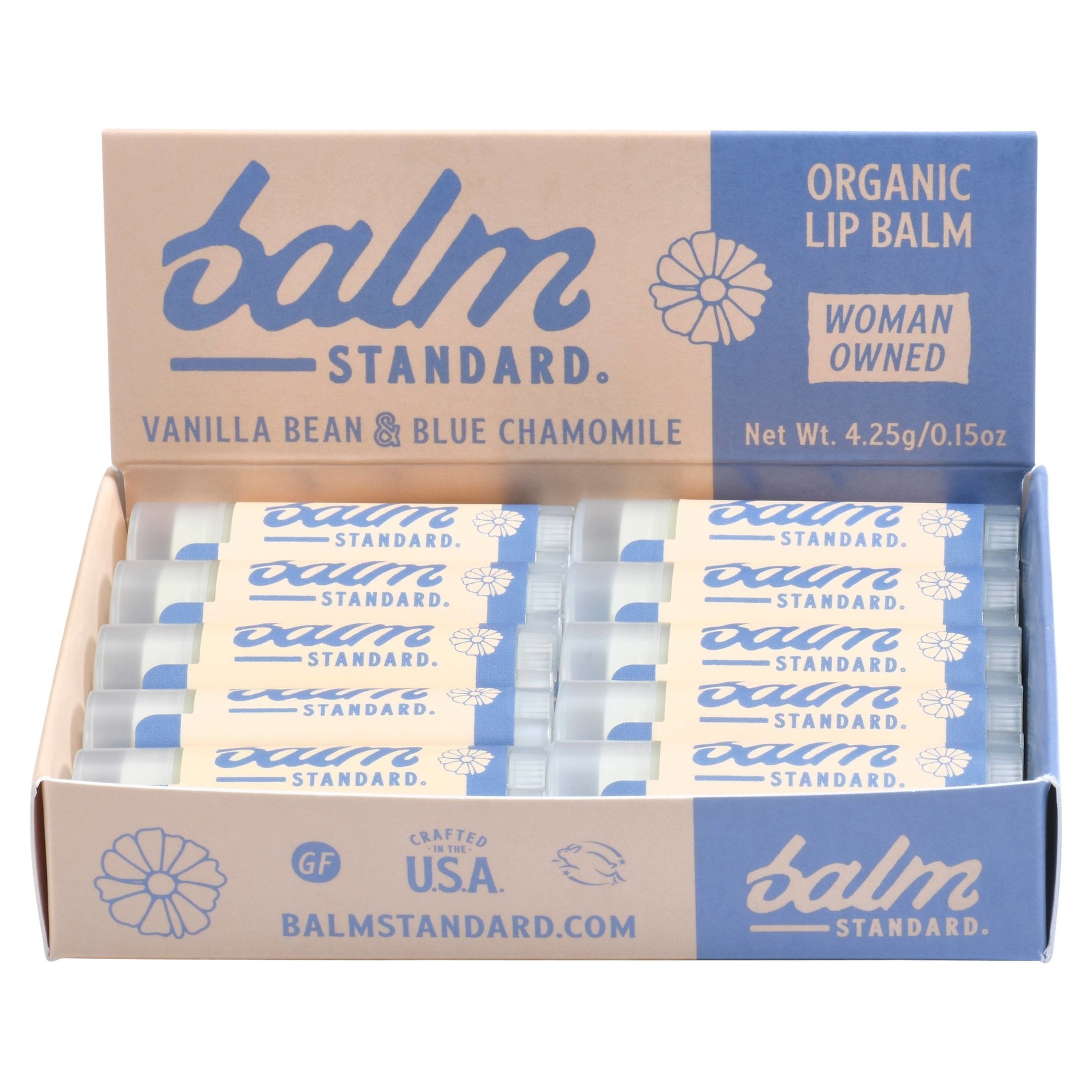 Vanilla Bean & Blue Chamomile Lip Balm