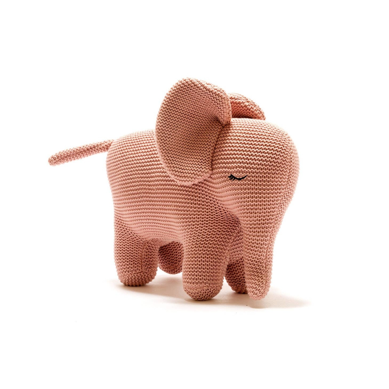 Large Organic Cotton Dusty Pink Elephant