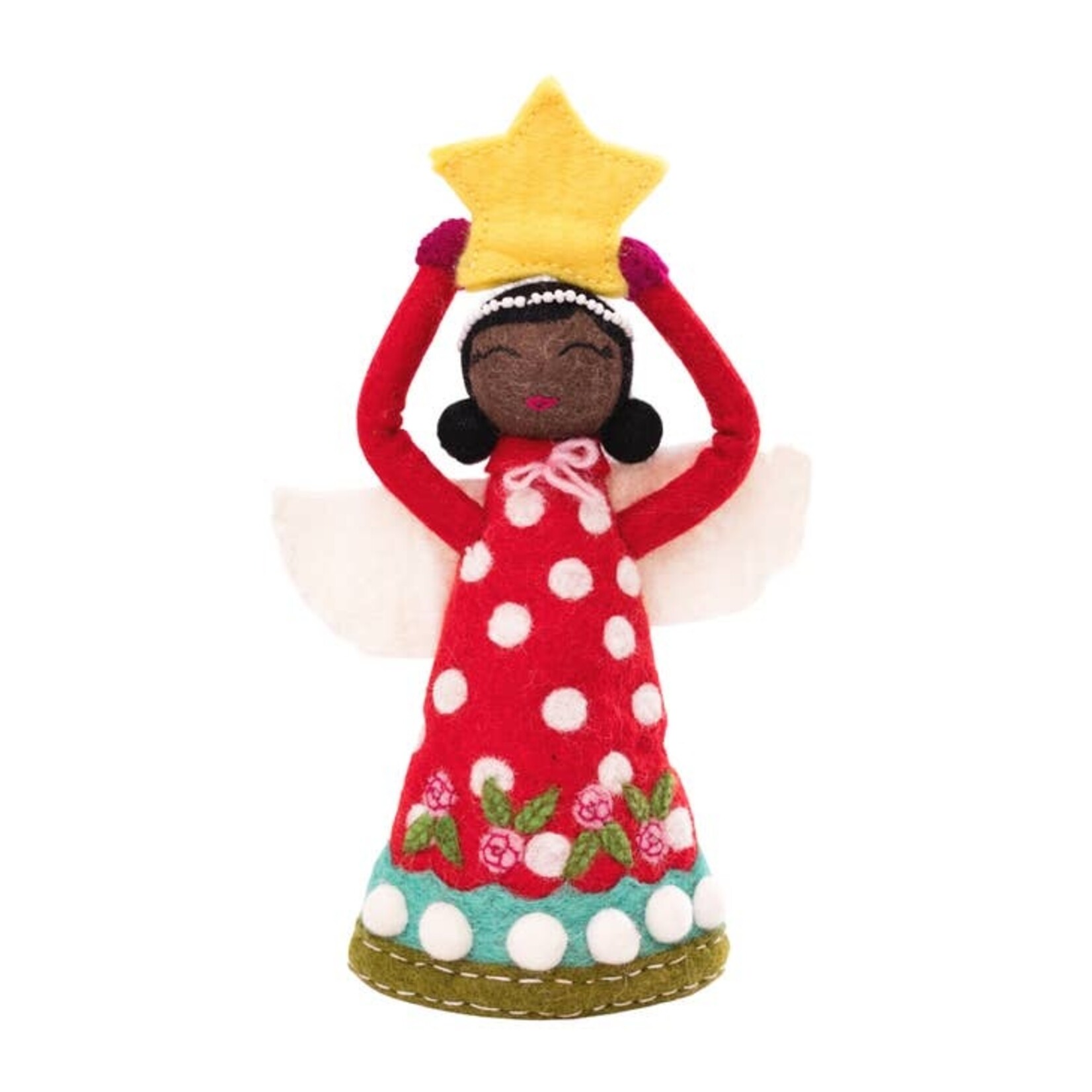 Angel Tree Topper - Simone  Red