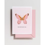 Butterfly Baby Girl Card