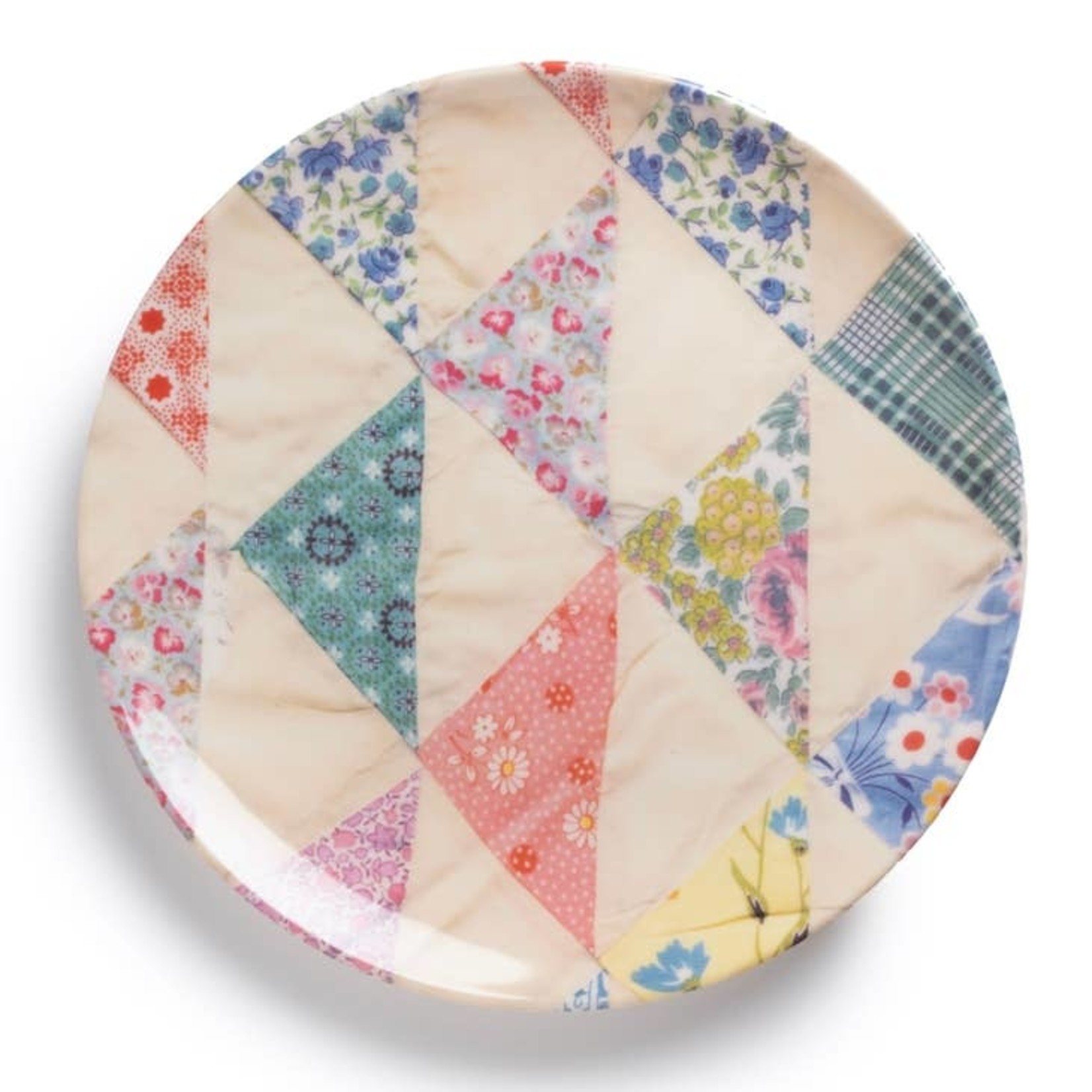 Siren Song Floral Quilt Plates