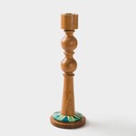 Marquetry Candle Holder