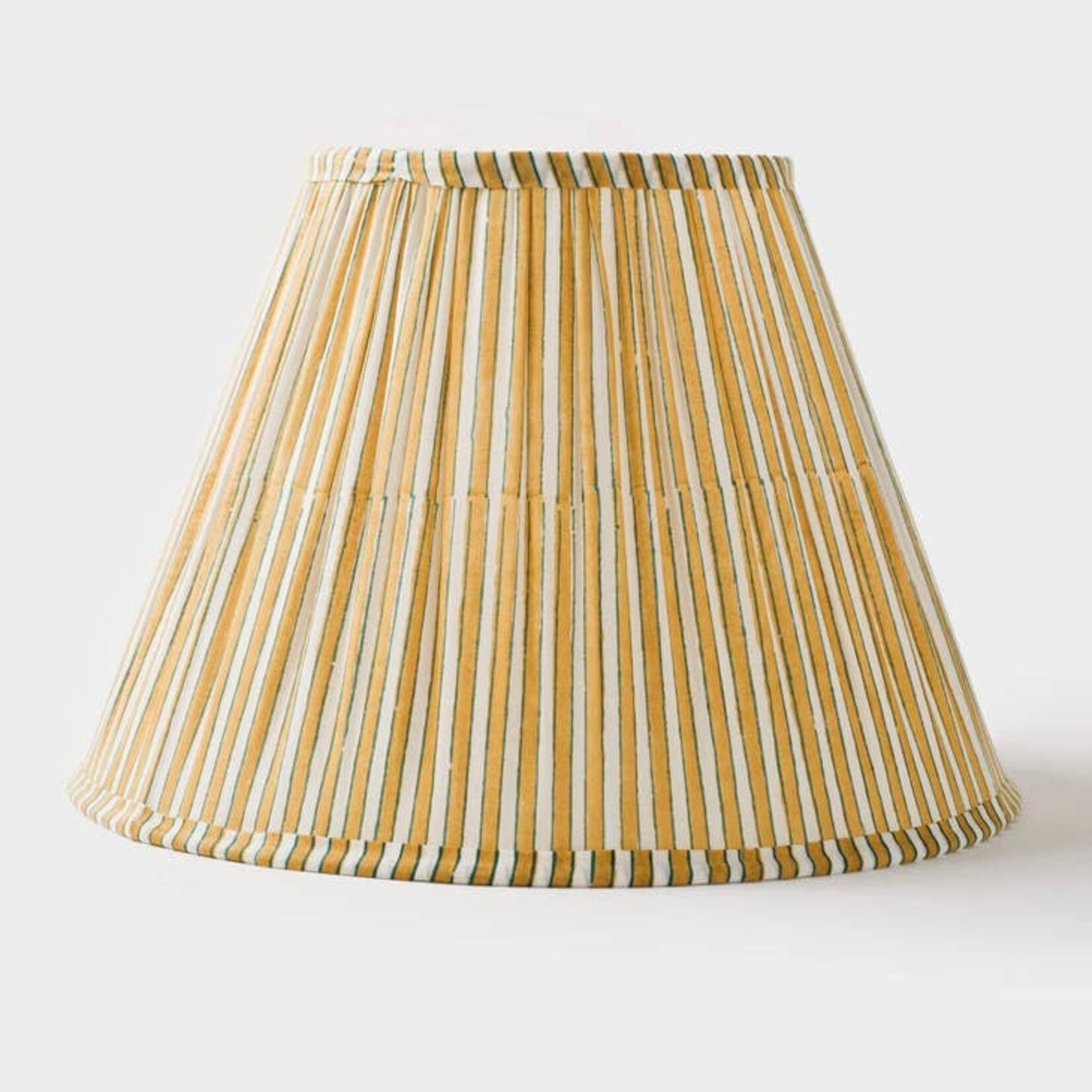 Candy Stripe Gathered Floral Lampshade