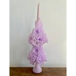 Cometa Home Tall Floral Taper Candle - Lavender