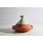 Moroccan Cooking Tagine for Two - Contemporary White