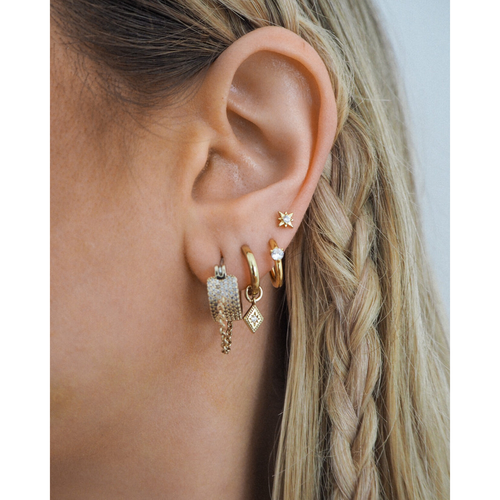 Monroe Earrings 14k gold plated