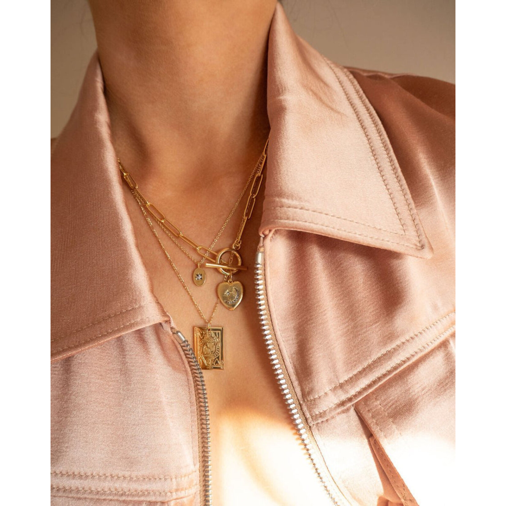 Vita Necklace 14k gold plated