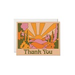 Red Cap Cards Sunrise Thank You Card