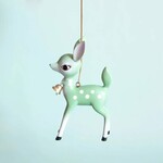 Sunshine Studios Retro Deer Ornament - Mint