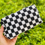 Carly Miller Consignment Black Checkered Bag