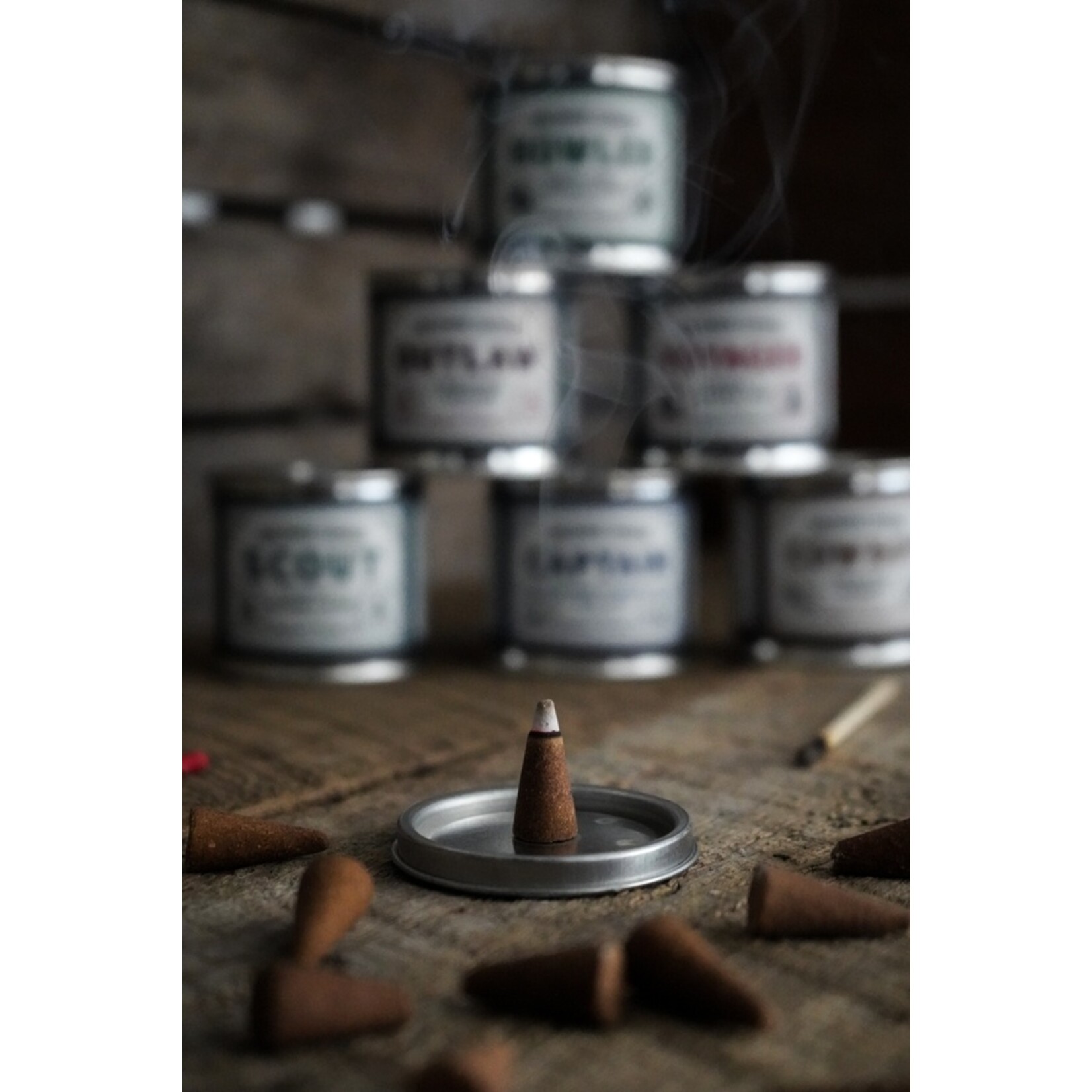 Outlaw Cinnamon + Vetiver Incense Cones