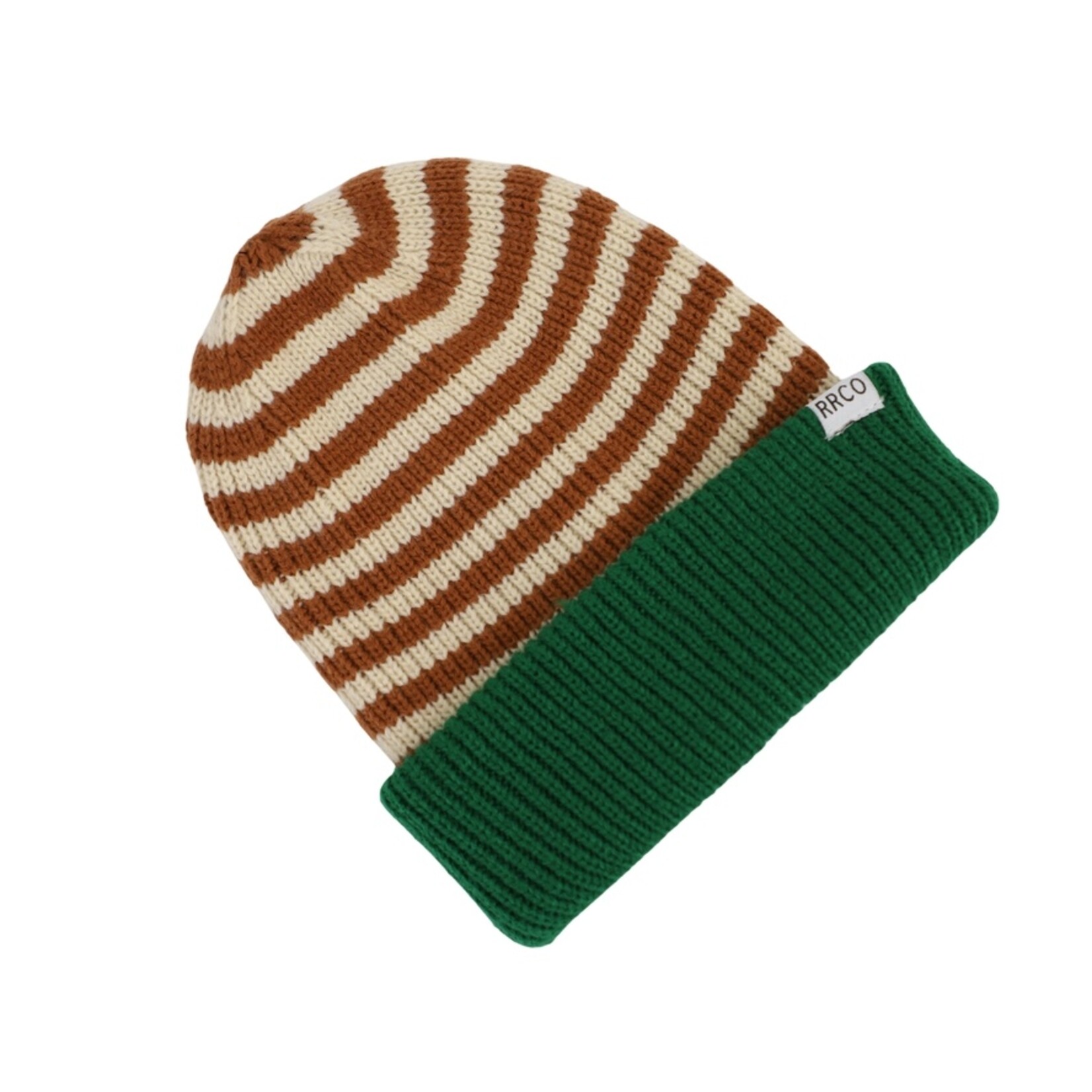 Thick Knit Striped Beanie