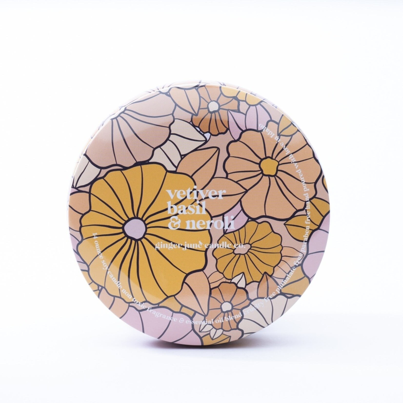 Vetiver + Basil + Neroli 14 oz Candle