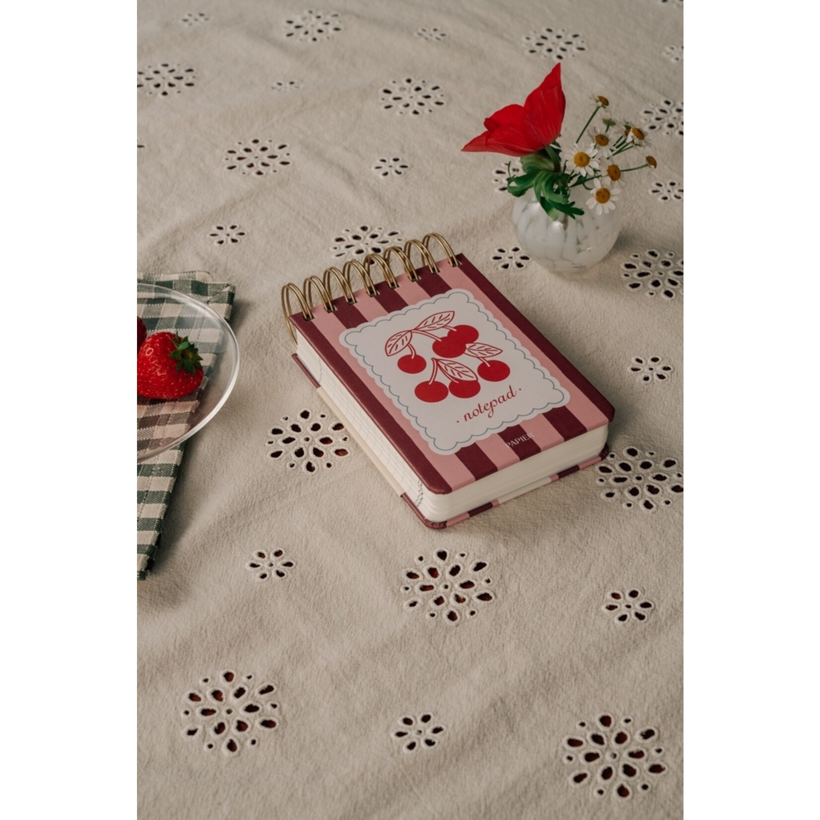 Papier Very Cherry Chunky Spiral Notepad