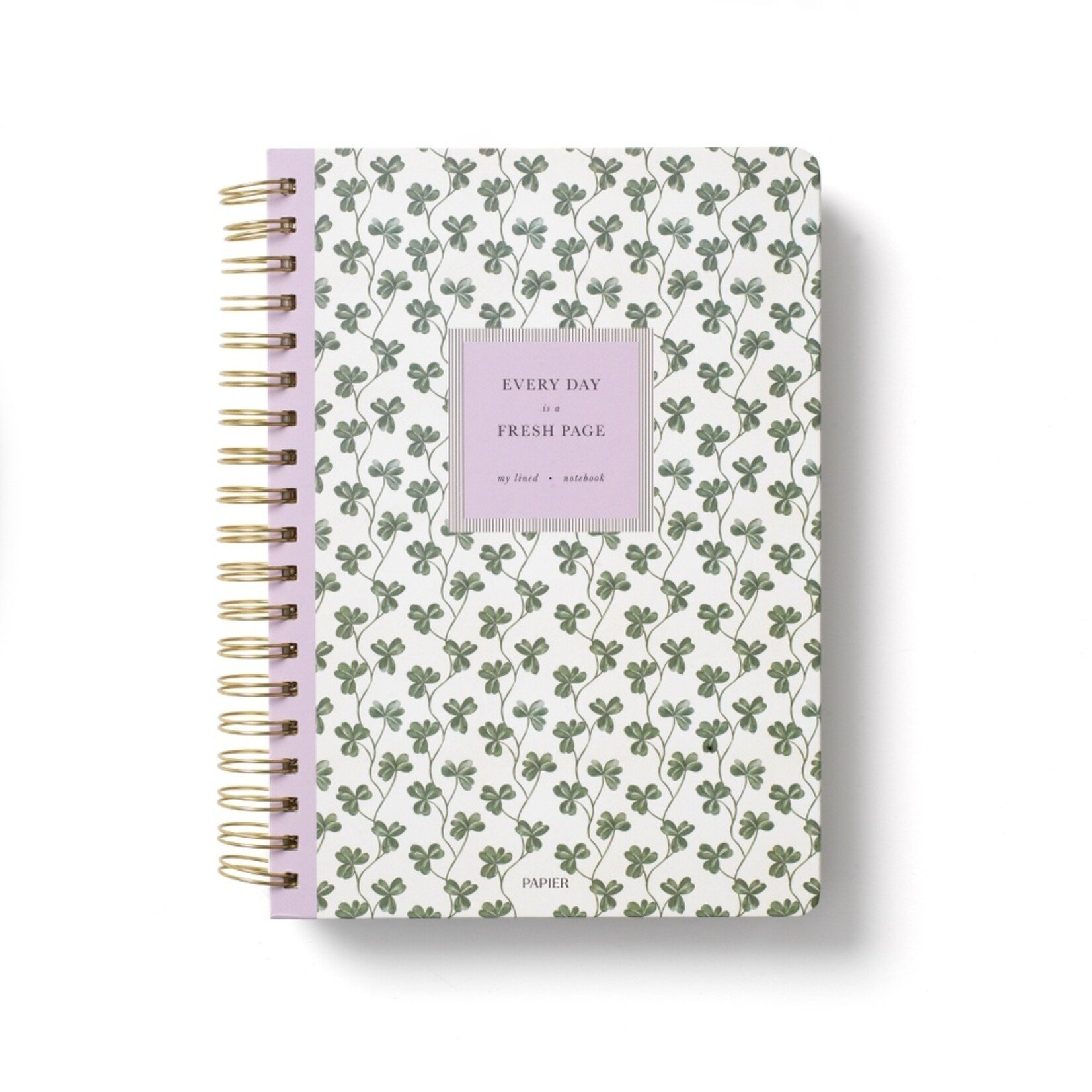 Papier Clover Vine B5 Hardcover Spiral Lined Notebook