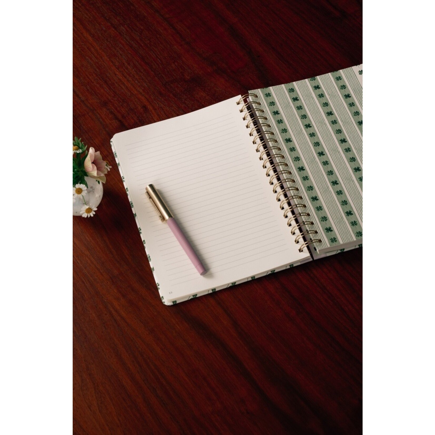 Papier Clover Vine B5 Hardcover Spiral Lined Notebook