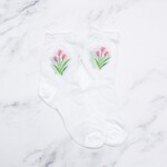 Mesh Floral Socks