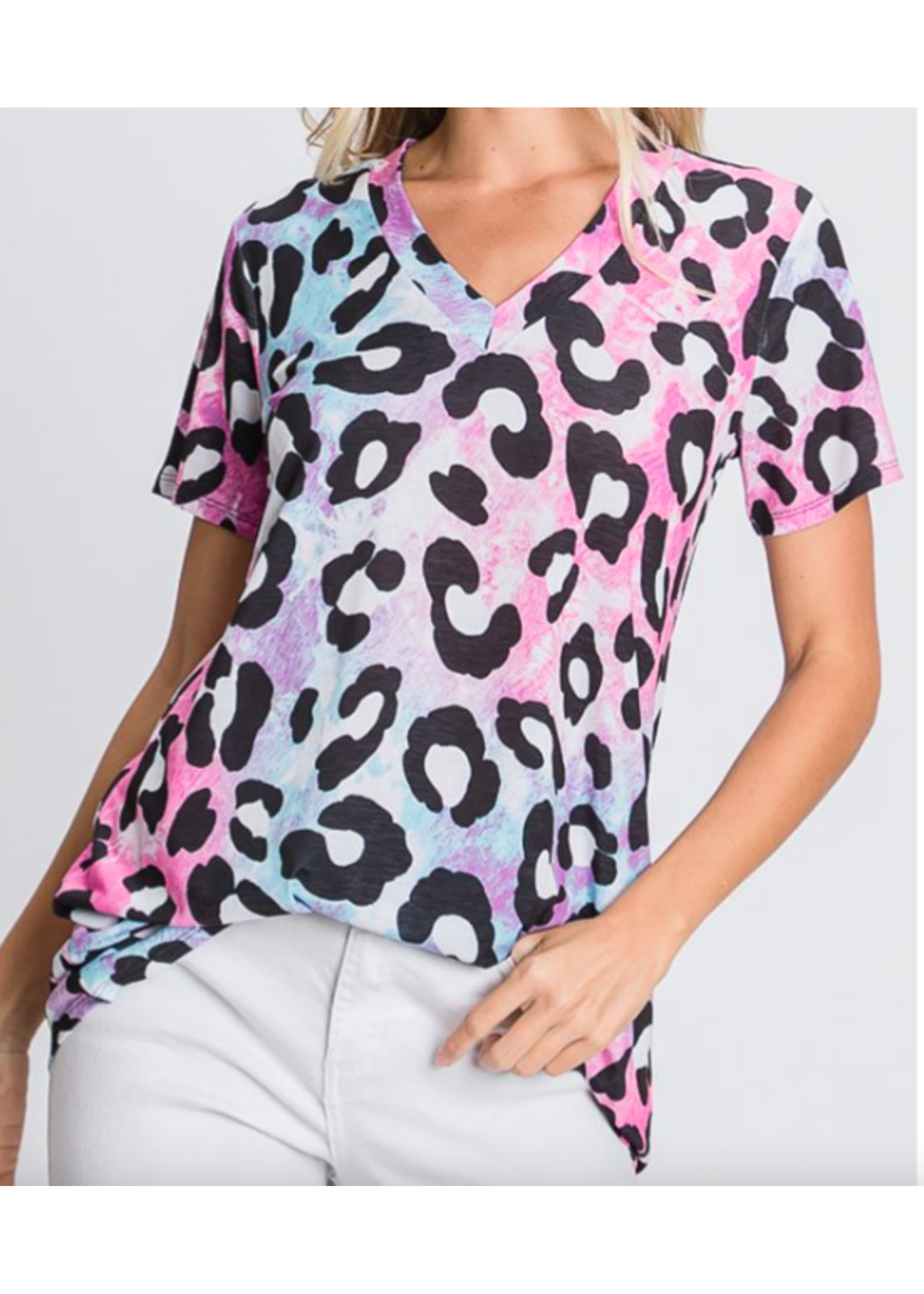 Multi colored leopard print
