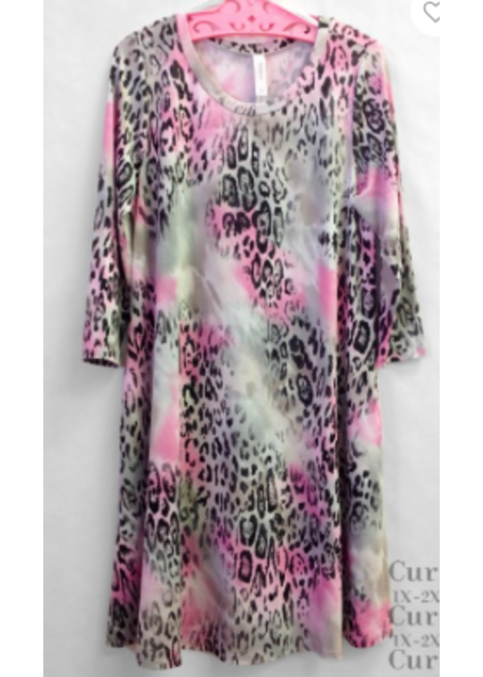 Multi color Leopard Dress