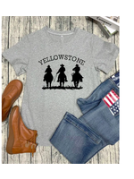 Yellowstone Cowboy Printed Short Sleeve Graphic Tee