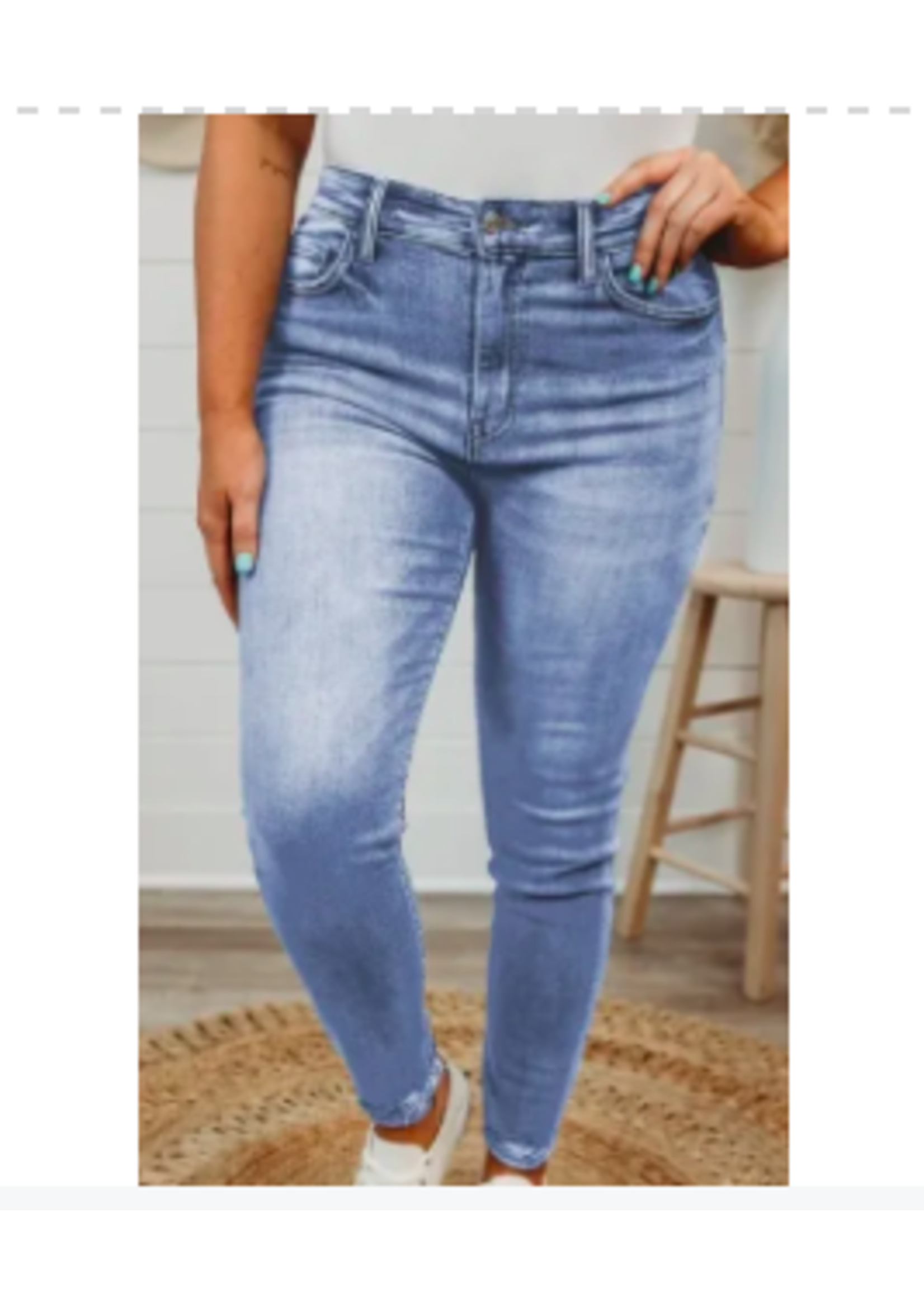 High Rise Skinny Plus Size Jeans