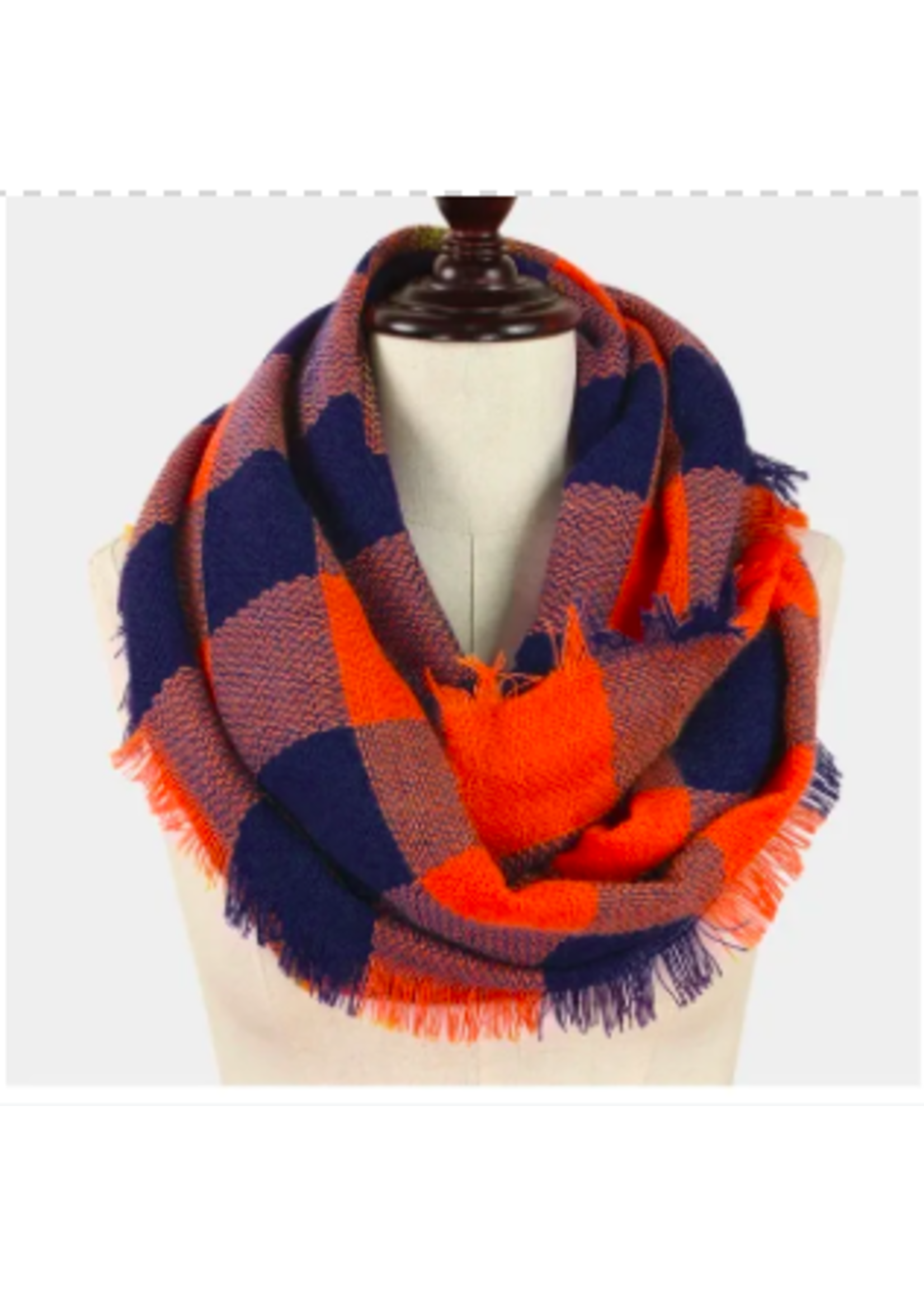 Navy & Orange Scarf (Bears Colors)