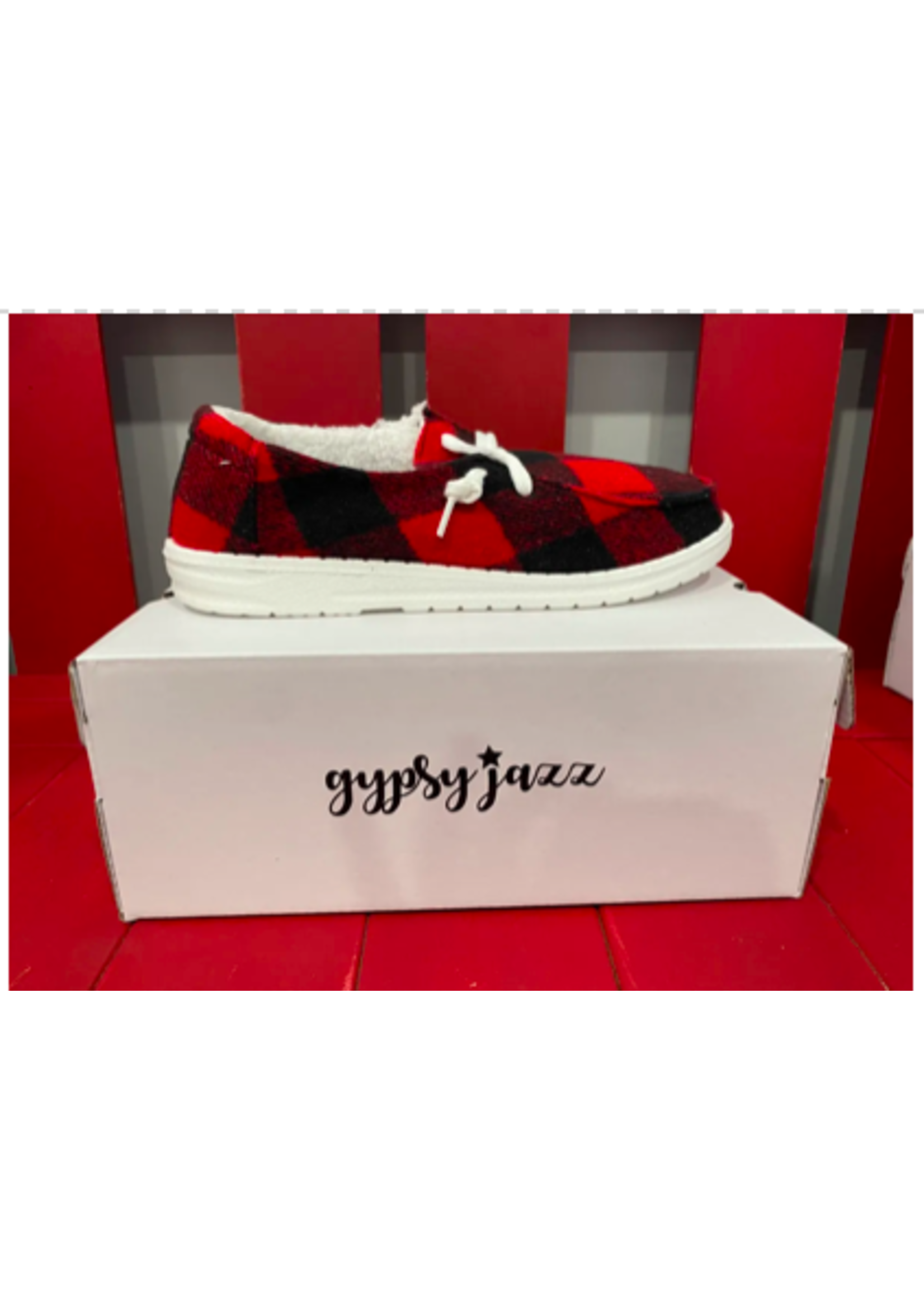 GYPSY JAZZ LUMBERJACK KIDS SHOE (SHIPPED WITHOUT BOX)