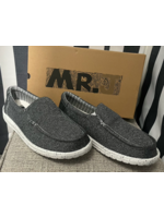 MR. J MR.J DONALD MENS DARK GREY  SHOES