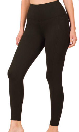 MICROFIBER FULL LENGTH LEGGINGS - Perfect Touch Boutique