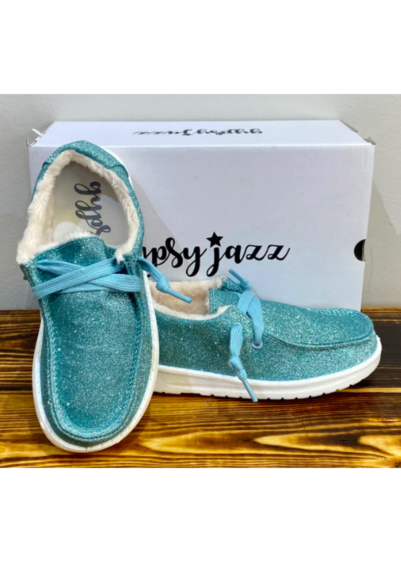 Gypsy Jazz Lil Holly Glitter Turquoise