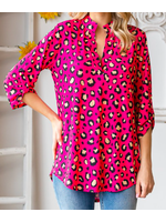 Heimish FUCHSIA LEOPARD GABBY