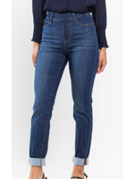 Judy Blue HW Pull-On Double Cuff Slim