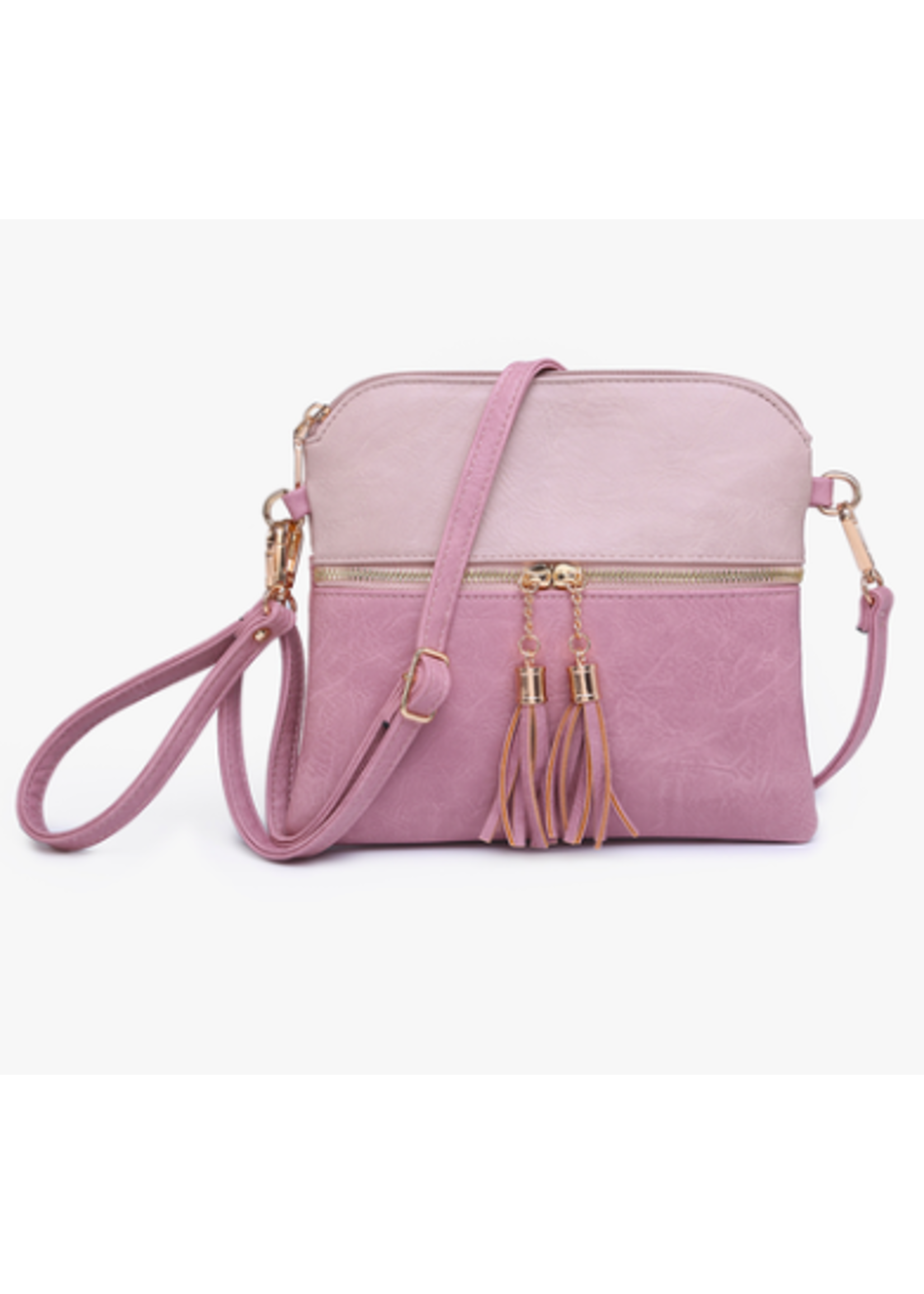 Jen & Co Tara 2 Tone Crossbody PKMV