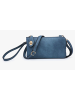 Jen & Co Kendall Crossbody Wristlet Indigo