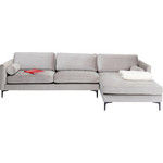 KARE DESIGN Corner Sofa Cabaret Grey Right 288x160