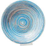 Plate Deep Swirl Blue Ø21cm