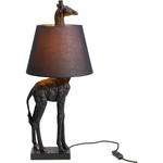 Table Lamp Animal Giraffe Matt Black 71cm