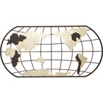 Wall Lamp Earth Grid 120x60cm
