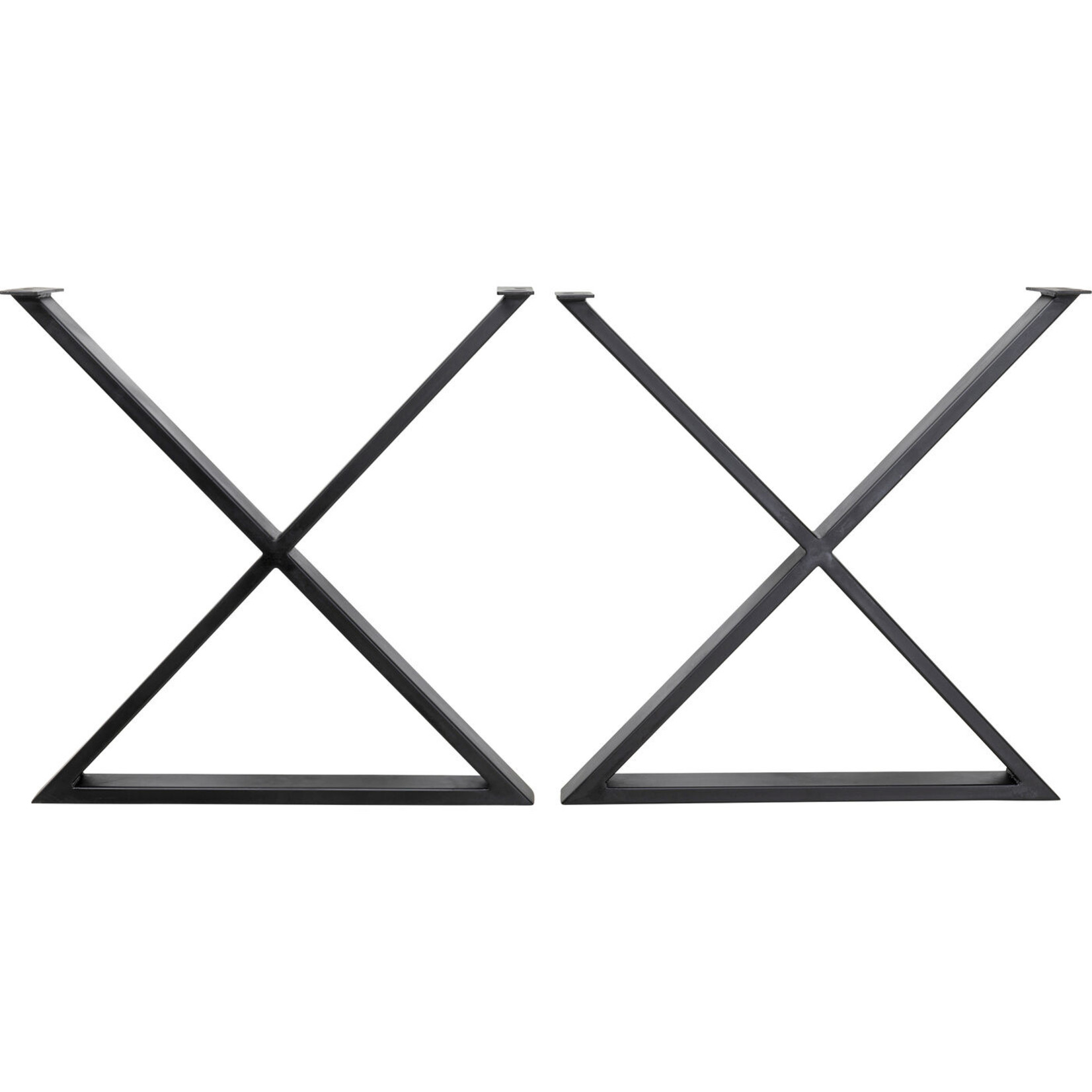 Base Tavola Cross Black (2/Set)