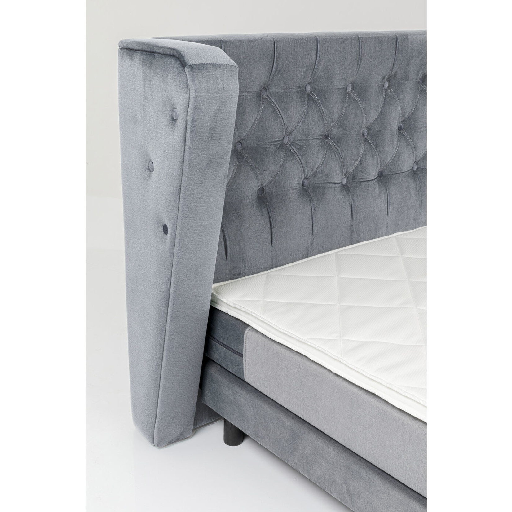 Boxspring Bed Benito Moon Grey 160x200cm