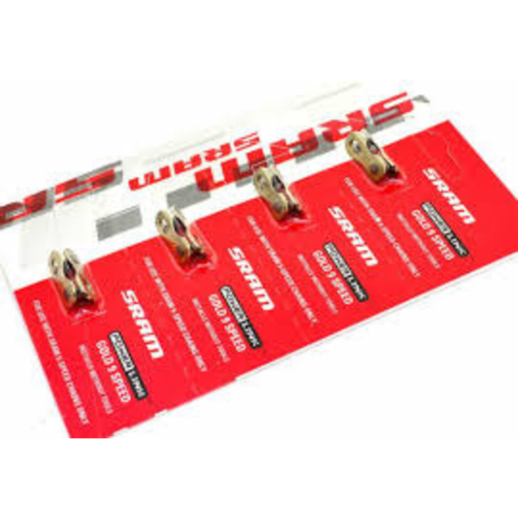 Sram Sram, Pwerlink, 9sp chain cnnectr, Gld, Card f 4